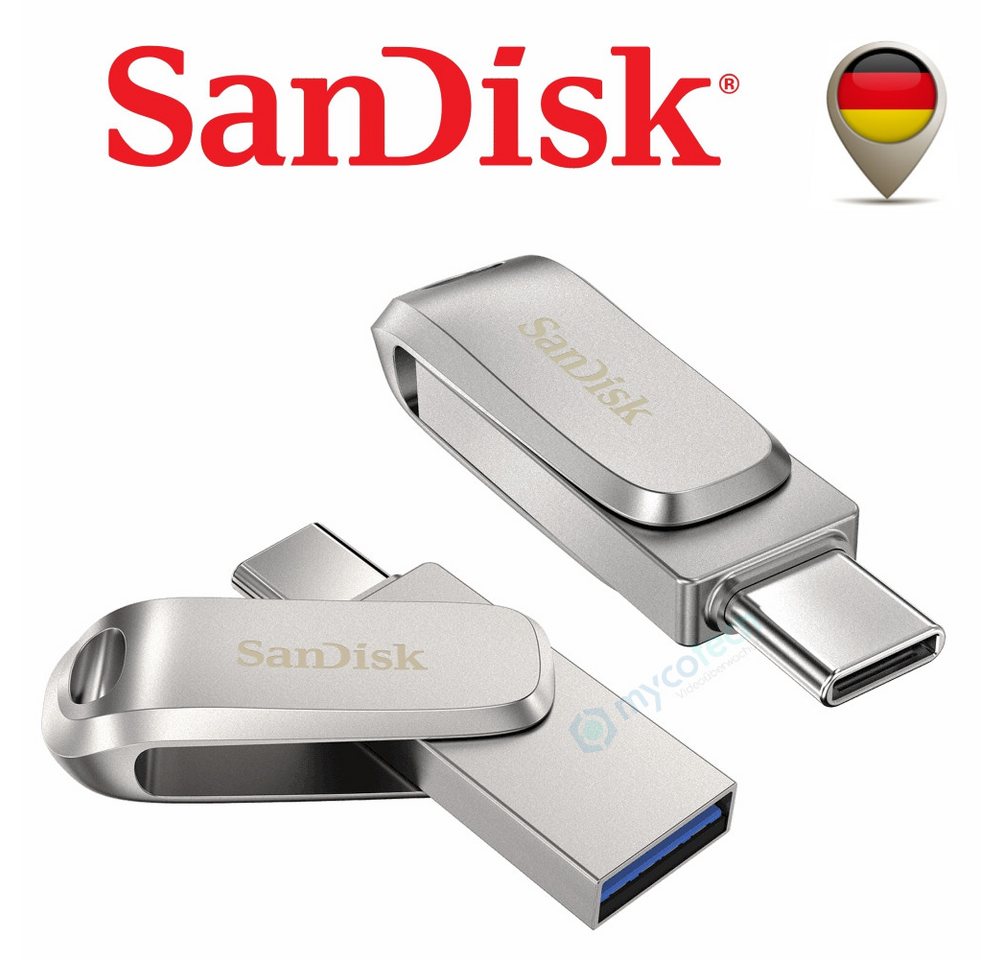 Sandisk SanDisk Dual Drive Luxe USB Type-C 256GB USB-Stick von Sandisk