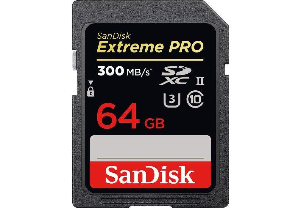 Sandisk SanDisk Extreme PRO R300/W260 SDXC 64GB SDSDXDK-06 Speicherkarte Sandisk SanDisk Extreme PRO R300/W260 SDXC 64GB SDSDXDK-06 Speicherkarte von Sandisk