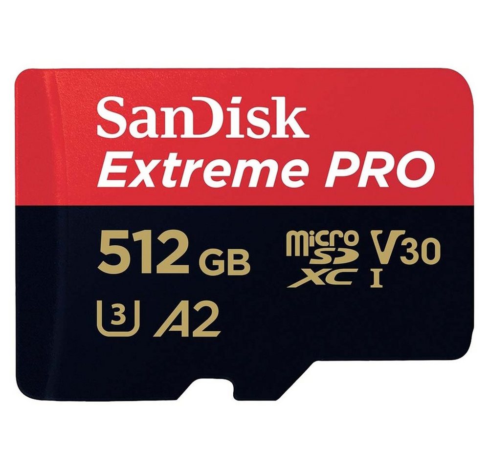 Sandisk SanDisk Extreme PRO microSDXC-Karte 512 GB Class 10, UHS-I, v30 Video Speicherkarte Sandisk SanDisk Extreme PRO microSDXC-Karte 512 GB Class 10, UHS-I, v30 Video Speicherkarte von Sandisk
