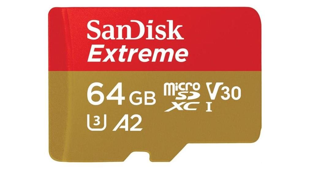 Sandisk SanDisk Extreme R170/W80 microSDXC 64GB Kit, UHS-I Speicherkarte Sandisk SanDisk Extreme R170/W80 microSDXC 64GB Kit, UHS-I Speicherkarte von Sandisk