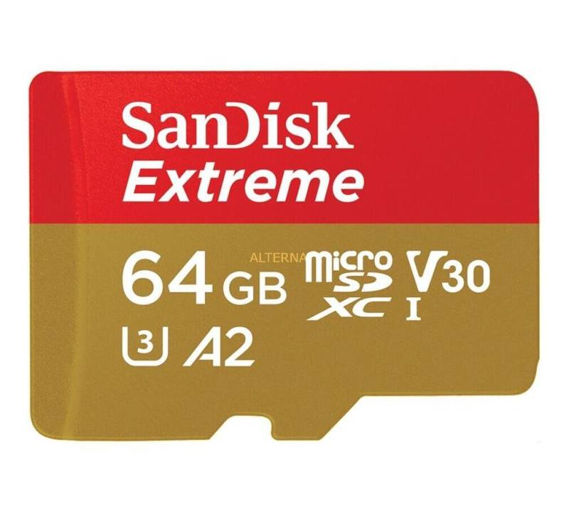 Sandisk SanDisk Extreme R190/W90 microSDXC 128GB Kit, UHS- Speicherkarte von Sandisk