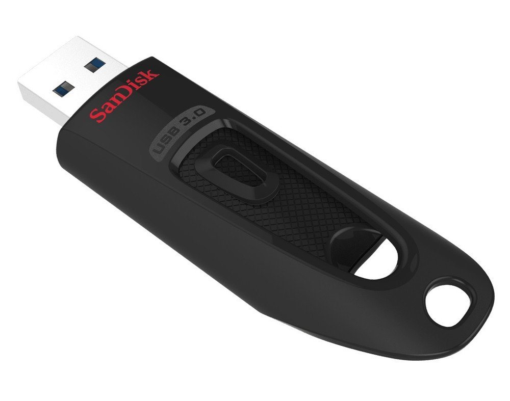 Sandisk SanDisk Ultra USB-Stick 128 GB USB Typ-A 3.2 Gen 1 (3.1 Gen 1) Schwarz USB-Stick von Sandisk