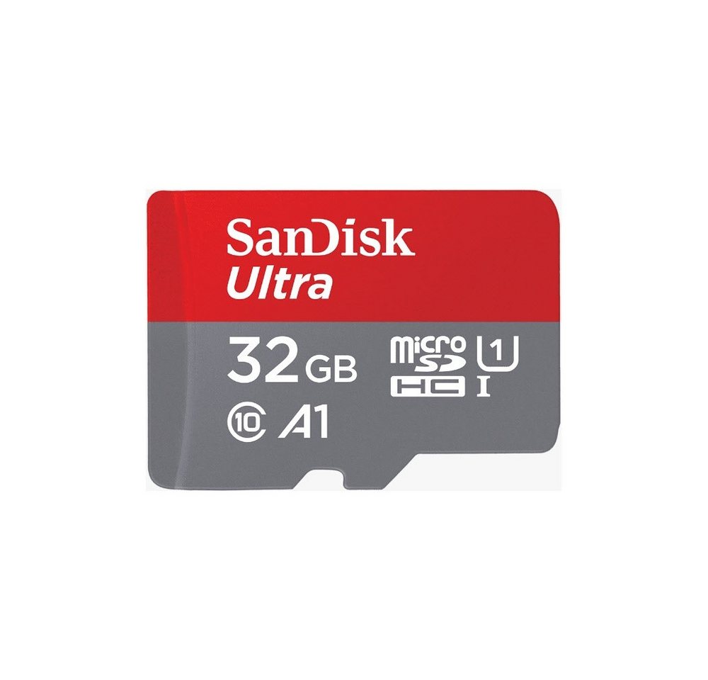 Sandisk SanDisk microSDHC Ultra A1 32GB + Adapter Speicherkarte (32GB GB, Schnelle Datenübertragung bis 150MB/s) von Sandisk
