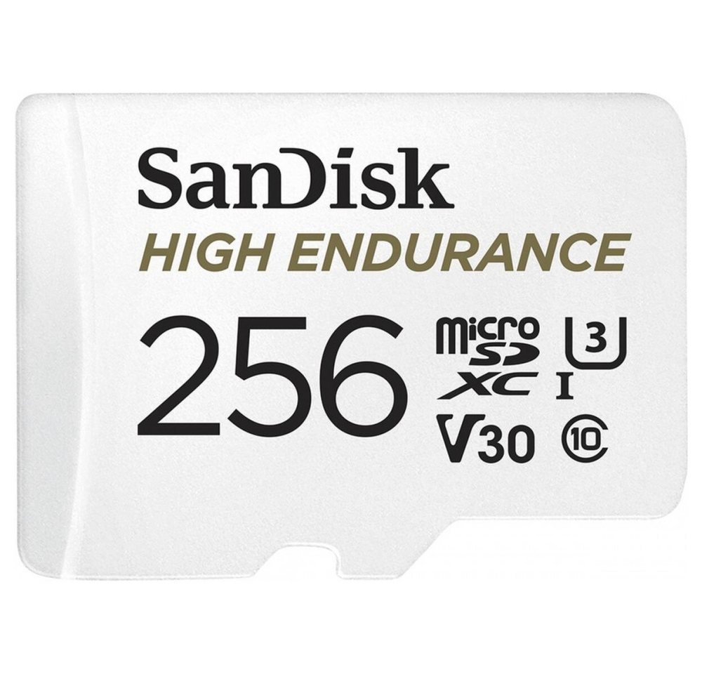 Sandisk Sandisk 256GB microSDXC Karte mit Adapter Speicherkarte (256 GB GB, UHS Speedclass 3 (U3), Video Speed Class 30 (V30) von Sandisk
