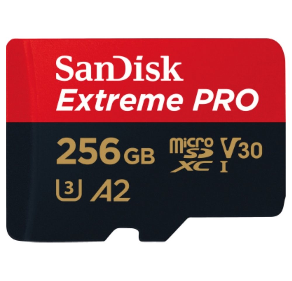 Sandisk Sandisk Extreme PRO microSDXC 256GB Speicherkarte. Micro SD-Karte (4K-UHD Video Unterstützung, 2 Jahre RescuePRO enthalten) von Sandisk