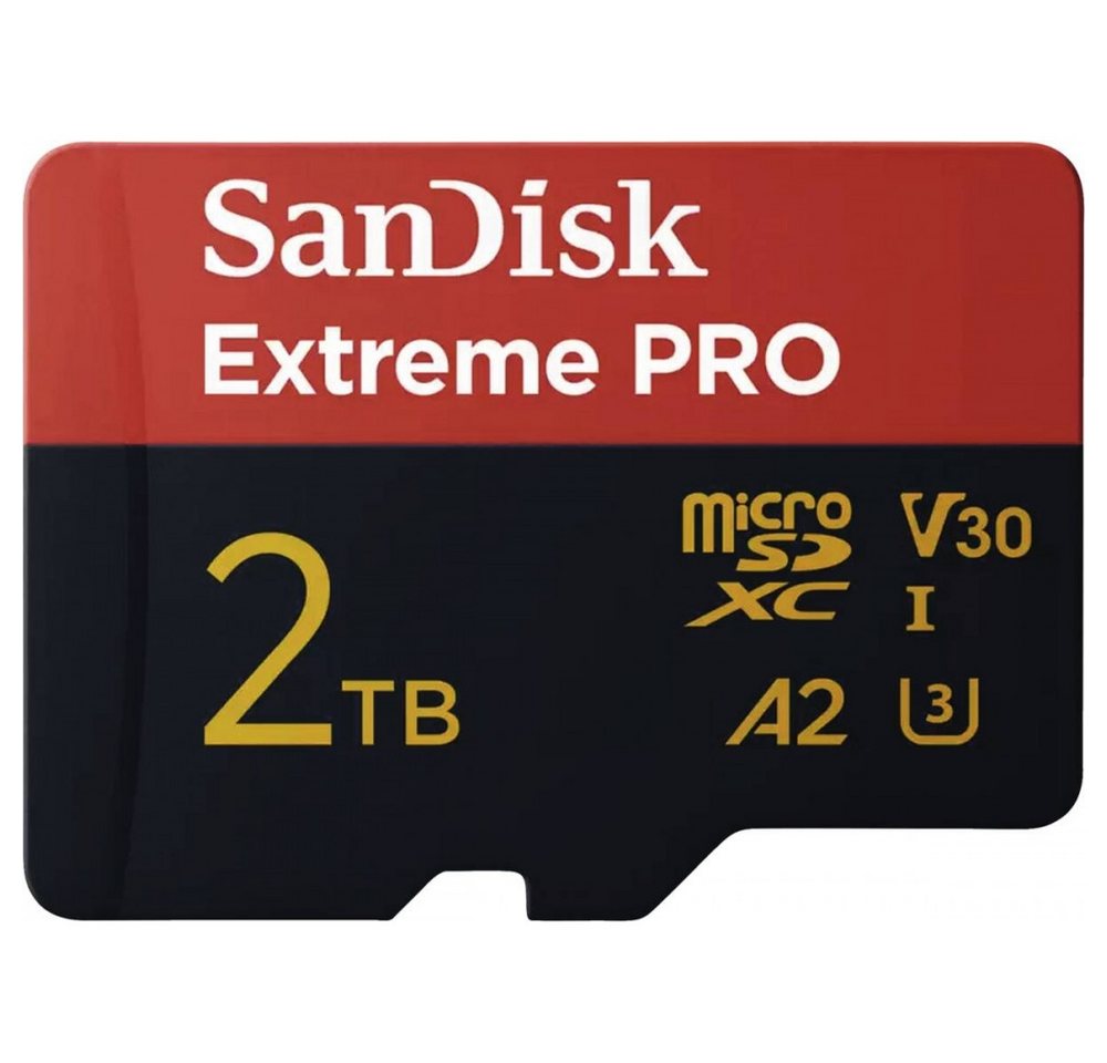 Sandisk Sandisk Extreme PRO microSDXC 2TB Speicherkarte. Speicherkarte (2 TB GB, UHS Speedclass 3 (U3) von Sandisk