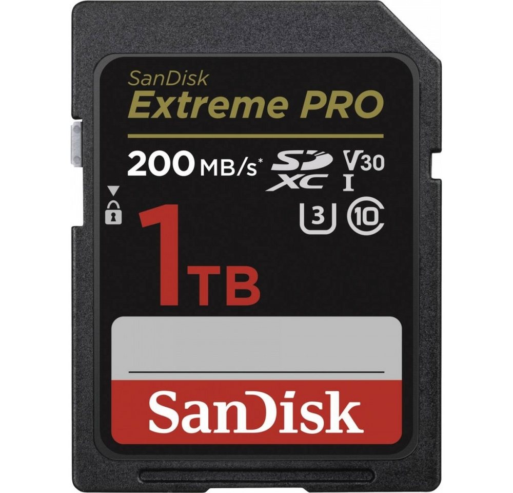Sandisk Sandisk Extreme Pro SDXC 1TB Speicherkarte Speicherkarte (1TB GB, Wasserfest) von Sandisk
