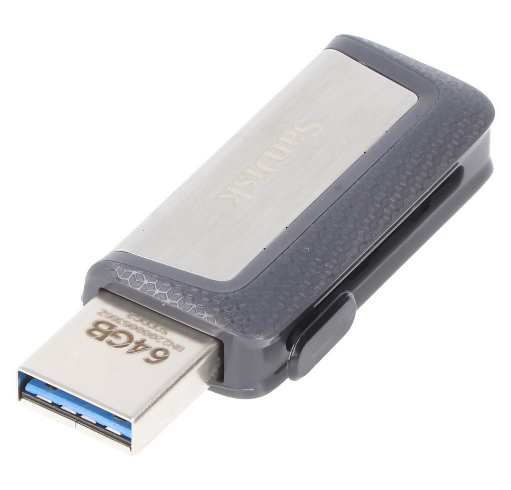 Sandisk Sandisk Ultra Dual Drive USB-C 64GB Speicherstick USB-Flash-Laufwerk (Doppelanschluss: USB-C und USB-A) von Sandisk