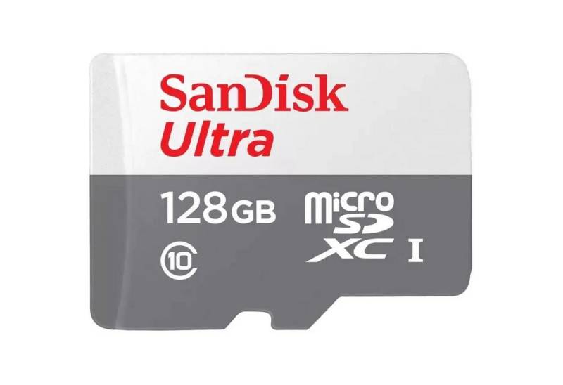 Sandisk Speicherkarte ULTRA microSDXC 100MB/s Geschwindigkeitsklasse 10 Speicherkarte (128 GB) von Sandisk