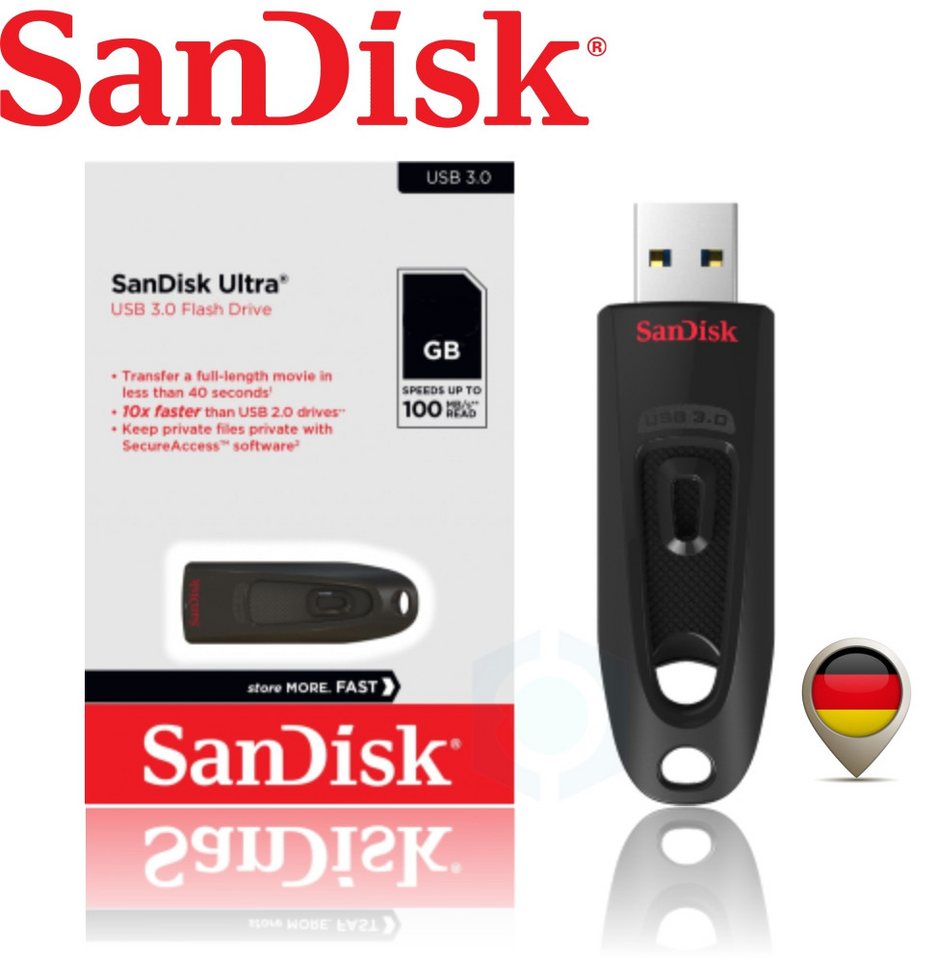 Sandisk Sandisk Ultra 3.0 USB-Stick 64 GB USB-Stick Sandisk Sandisk Ultra 3.0 USB-Stick 64 GB USB-Stick von Sandisk