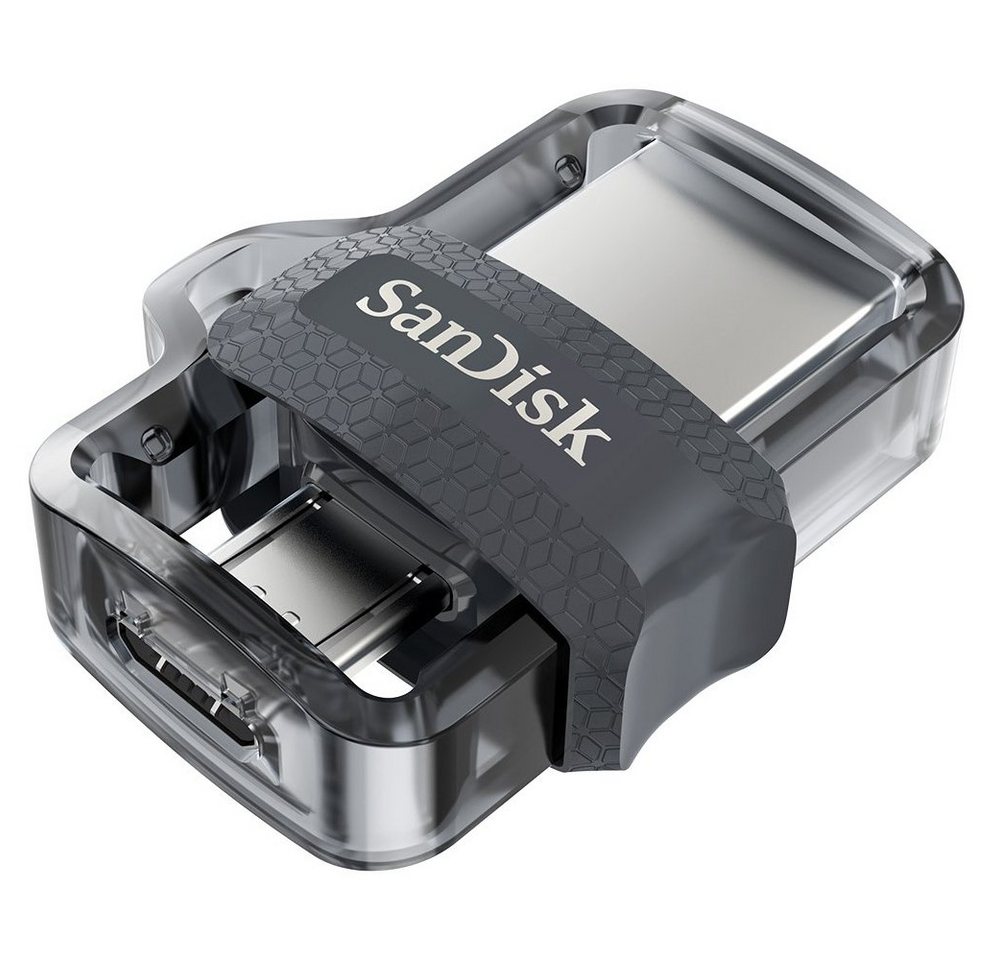 Sandisk Ultra Dual USB Drive m3.0 128 GB - Speicherstick - grau USB-Flash-Laufwerk von Sandisk
