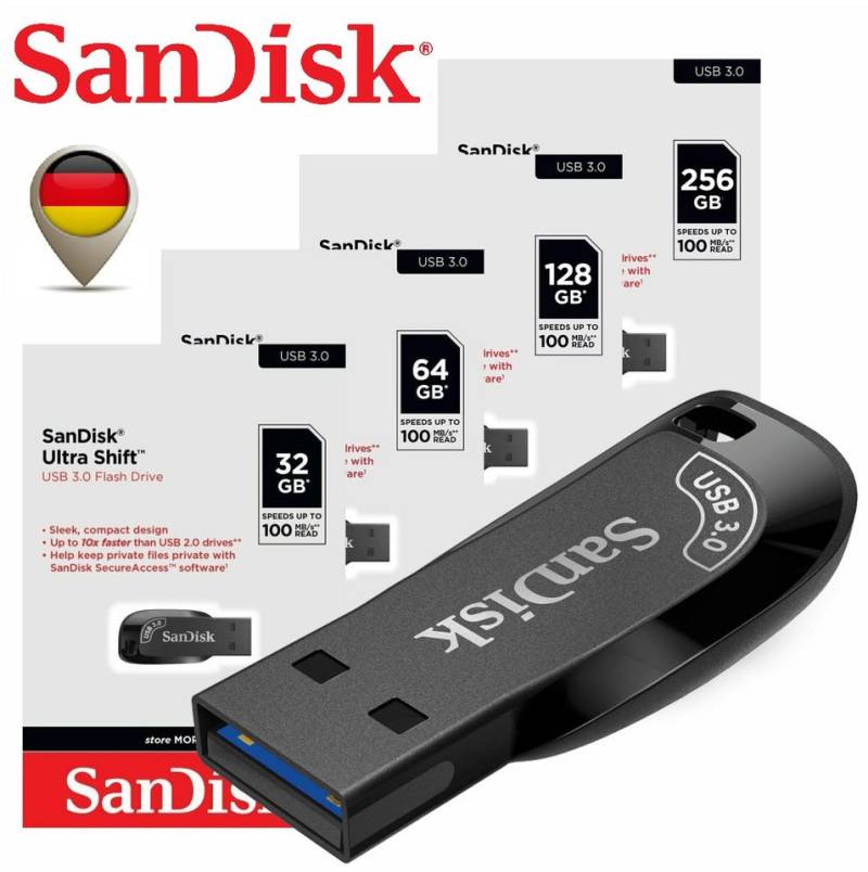 Sandisk Ultra Shift 3.0 USB Flash Drive USB-Stick von Sandisk