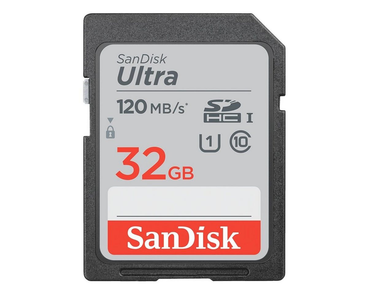 Sandisk Ultra Speicherkarte (32 GB, 120, 120 MB/s Lesegeschwindigkeit) von Sandisk