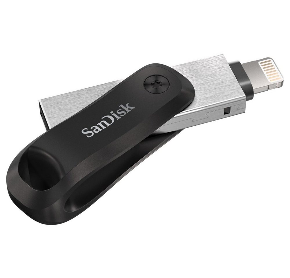 Sandisk iXpand Go 128 GB - Speicherstick - schwarz/silber USB-Flash-Laufwerk Sandisk iXpand Go 128 GB - Speicherstick - schwarz/silber USB-Flash-Laufwerk von Sandisk
