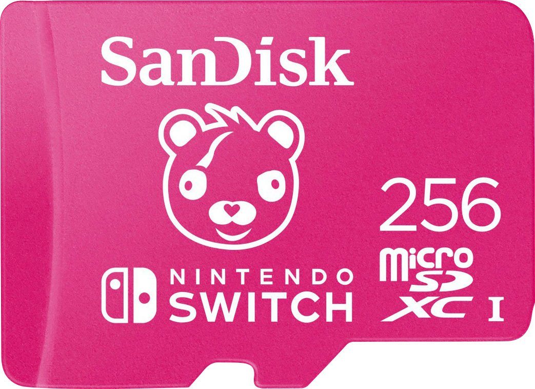 Sandisk microSDXC™-Karte für Nintendo Switch™ Fortnite Edition Speicherkarte (256 GB, 100 MB/s Lesegeschwindigkeit) von Sandisk