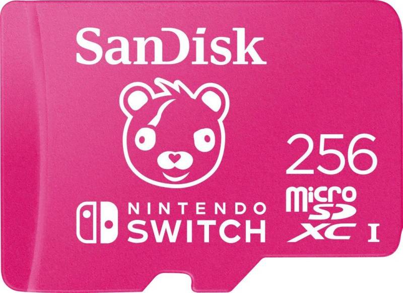 Sandisk microSDXC™-Karte für Nintendo Switch™ Fortnite Edition Speicherkarte (256 GB, 100 MB/s Lesegeschwindigkeit) von Sandisk
