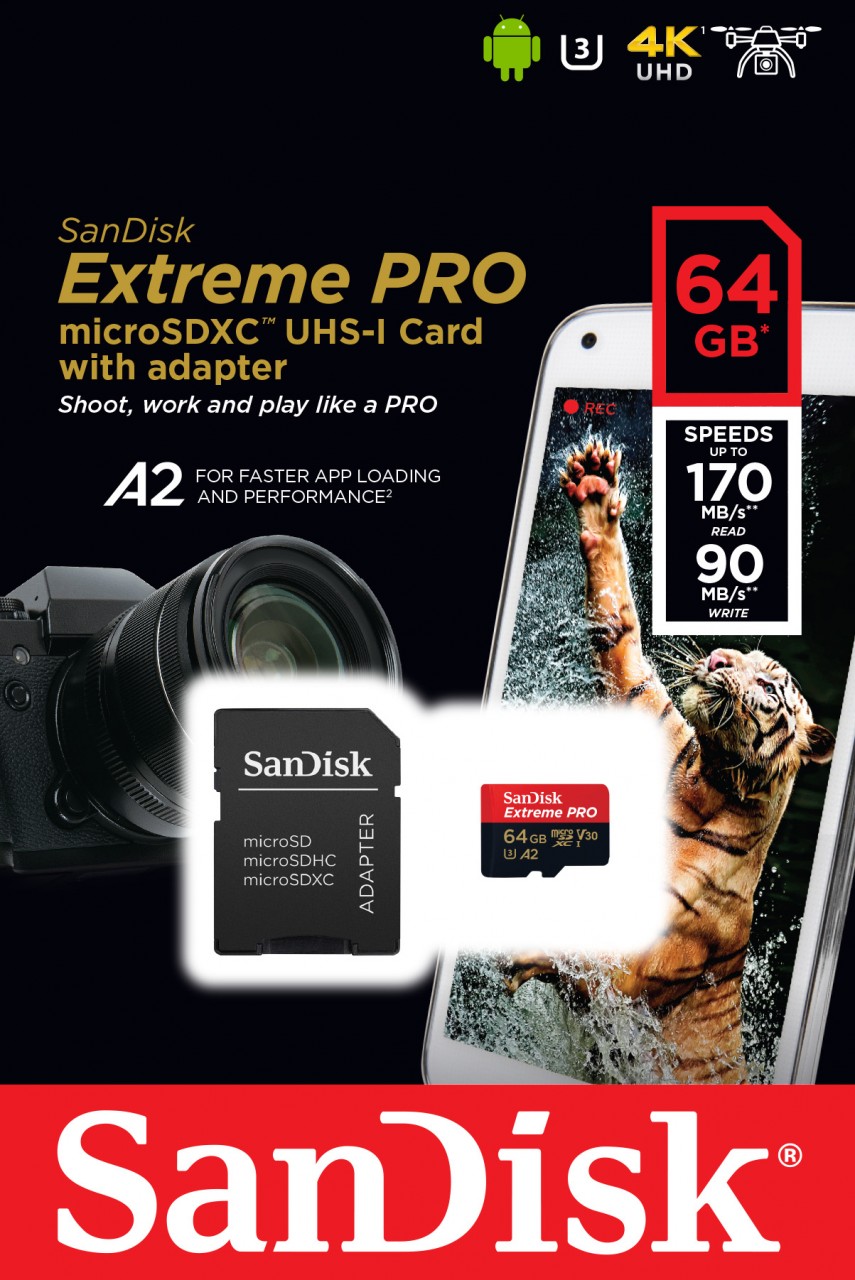Sandisk microSDXC Card 128GB, Ultra, Class 10, U1, A1 (R) 140MB/s, SD Adapter, Retail-Blister von Sandisk