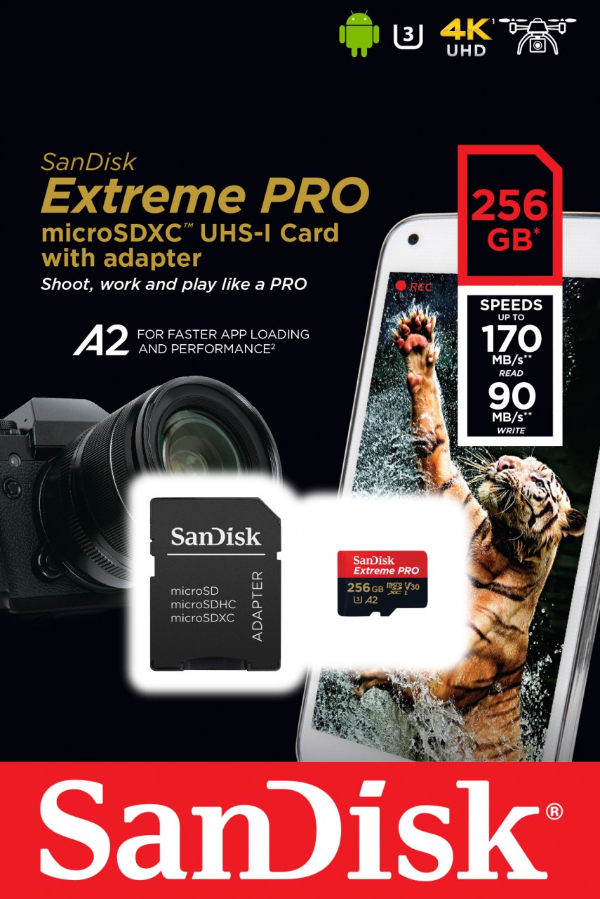 Sandisk microSDXC Card 512GB, Ultra, Class 10, U1, A1 (R) 150MB/s, SD Adapter, Retail-Blister von Sandisk