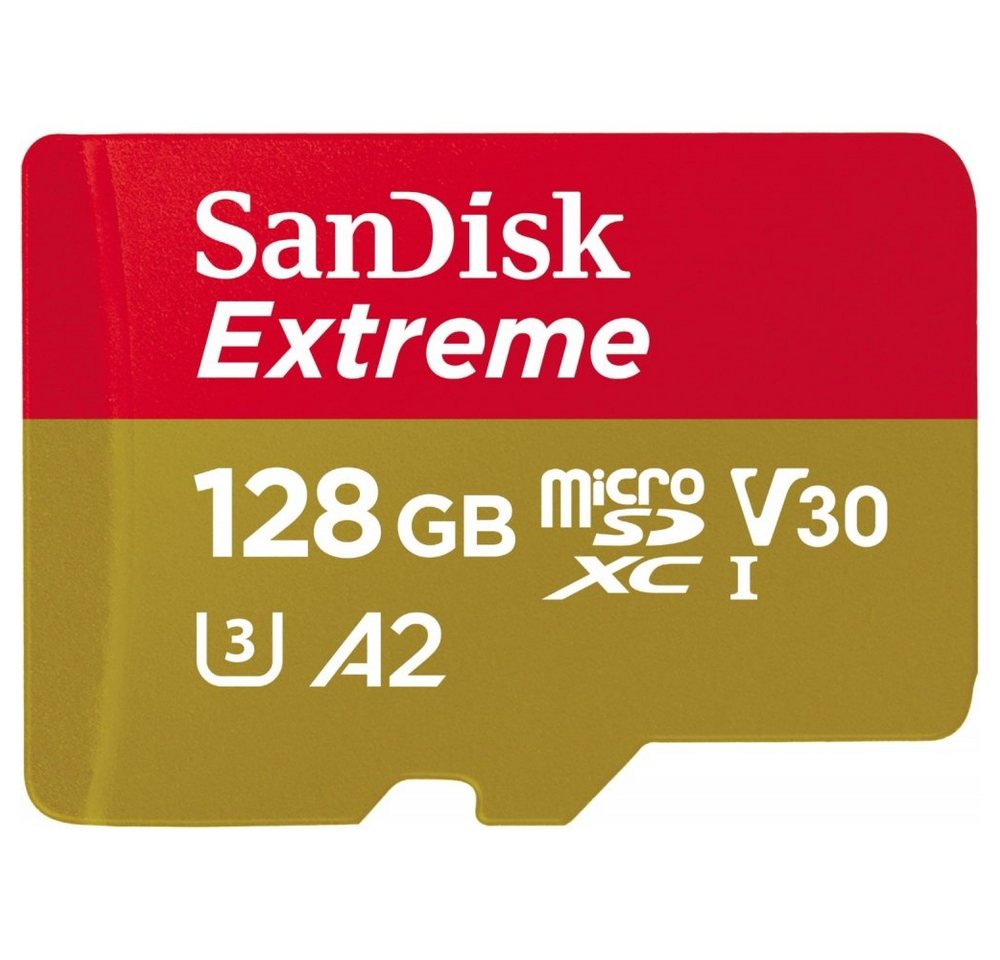Sandisk microSDXC Extreme 128 GB - Speicherkarte - rot/gold Speicherkarte Sandisk microSDXC Extreme 128 GB - Speicherkarte - rot/gold Speicherkarte von Sandisk