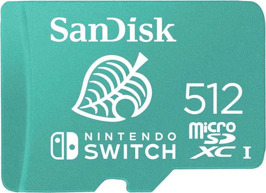 Sandisk microSDXC Extreme 512GB für Nintendo Switch Speicherkarte (512 GB, Class 10, 100 MB/s Lesegeschwindigkeit, A1/V30/U3/C10) von Sandisk