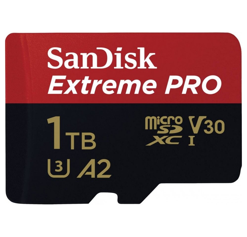 Sandisk sandisk extreme pro microSDXC 1TB mit Adapter Micro SD-Karte (Wasser- und stoßfest) von Sandisk