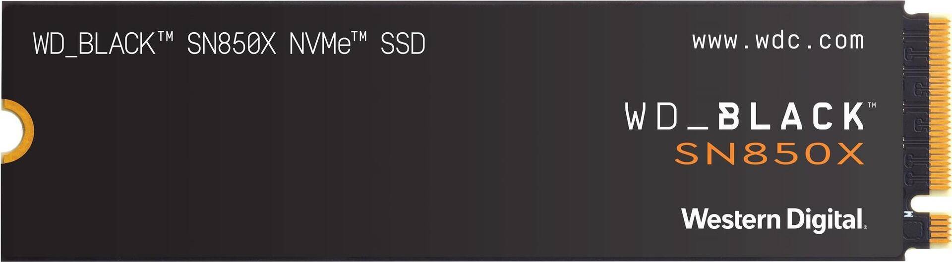 WD_BLACK SN850X NVMe SSD 2TB Retail NVMe / PCIe Gen4 / 7300MB/s (WDBB9G0020BNC-WRSN) von Sandisk