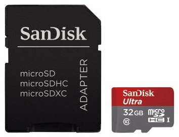 microSDHC Ultra (32GB) Speicherkarte von Sandisk