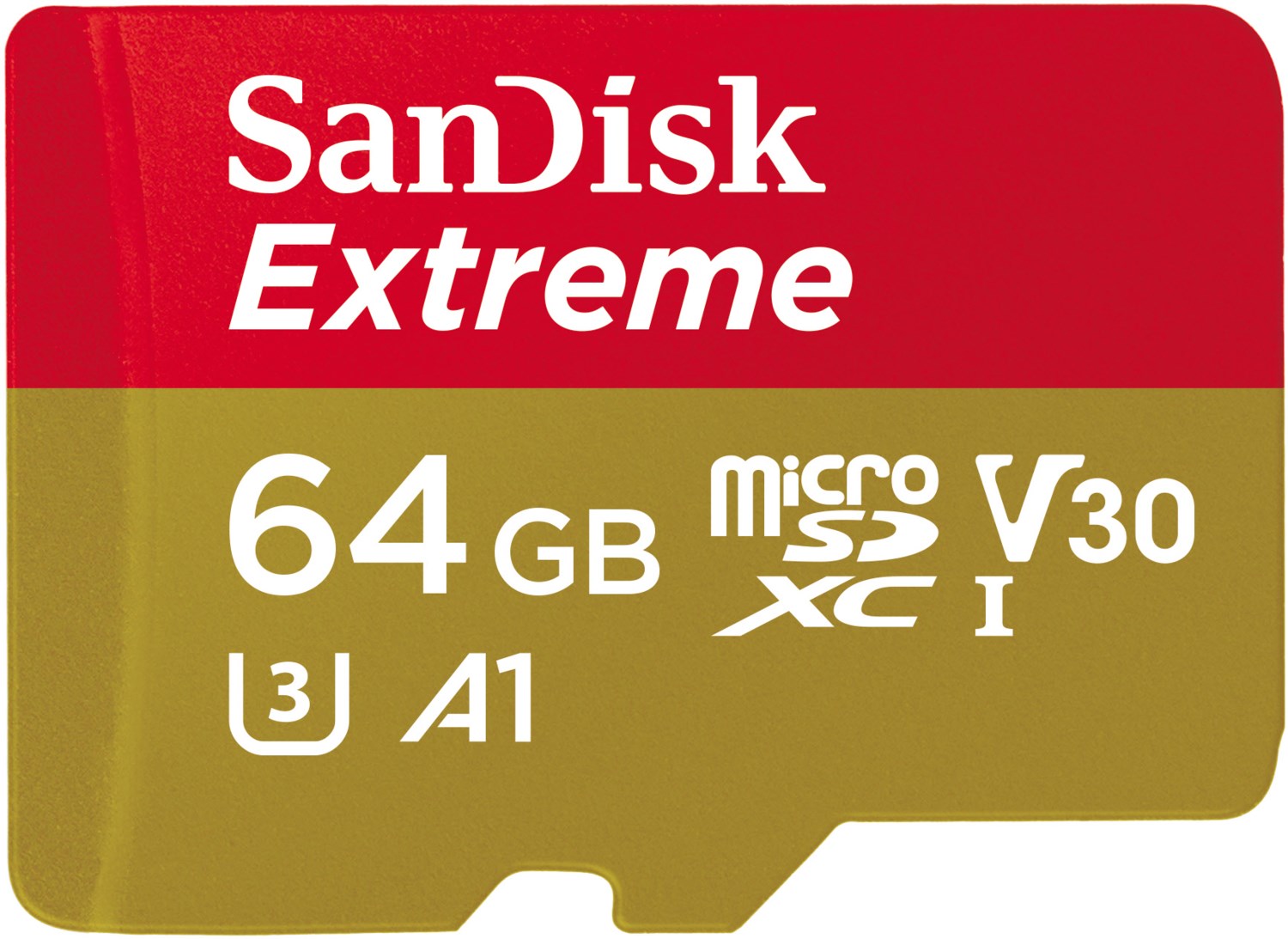 microSDXC Extreme (64GB) Speicherkarte + Adapter von Sandisk