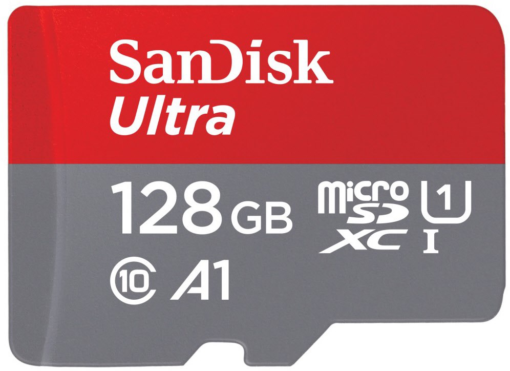 microSDXC Ultra (128GB) Speicherkarte + Adapter von Sandisk