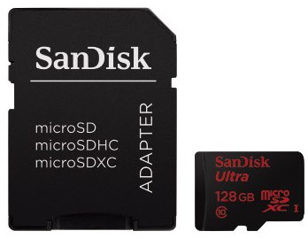 microSDXC Ultra (128GB) Speicherkarte von Sandisk