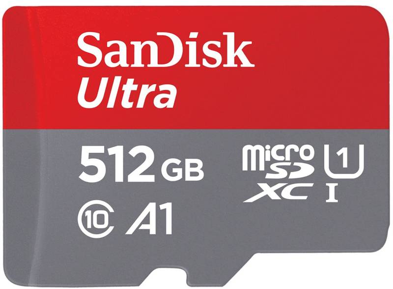 microSDXC Ultra (512GB) Speicherkarte + Adapter von Sandisk