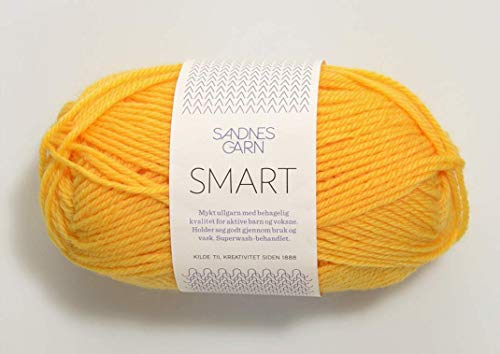 Smart col.2206 yellow ca.100 m 50 g von Sandnes Garn