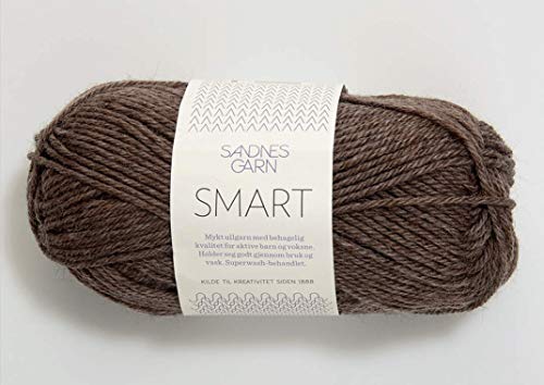 Smart col.2652 medium brown mottled ca.100 m 50 g von Sandnes Garn