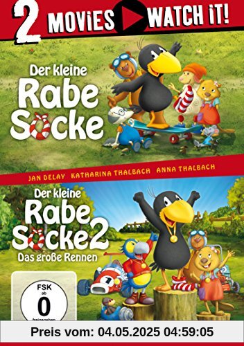 Der kleine Rabe Socke / Der kleine Rabe Socke 2 - Das große Rennen [2 DVDs] von Sandor Jesse