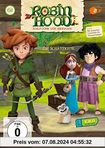 Robin Hood - Schlitzohr von Sherwood Die Schatzkiste, Folge 1 - Die DVD zur TV-Serie von Sandra Derval