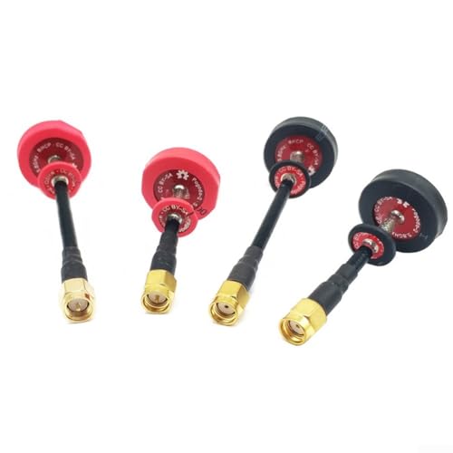 Richtungsantenne, zirkular, 5, 8 GHz, mit leichtem Design und hervorragender Strahlungseffizienz für FPV-Anwendungen (roter 55 cm Pin) von Sandyseptember