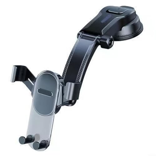 Sandyseptember Kfz-Handyhalterung, Auto-Lock-Schwerkraft-Halterung mit rutschfestem Silikon-Pad für Armaturenbrett und Lüftungsschlitz (Mittelkonsole) von Sandyseptember