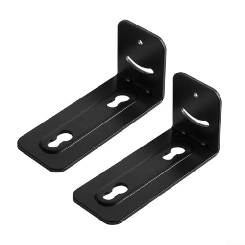 Sandyseptember Robuste Metall-Wandhalterung für Soundbars, ein sicheres und stilvolles Setup für Audio-Geräte (ist schwarz) von Sandyseptember