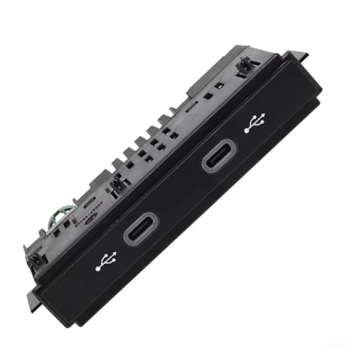 Sandyseptember Schlankes Design Auto USB Adapter für Touran / MK2 (17 18) Dual Port Typ C Anschluss von Sandyseptember