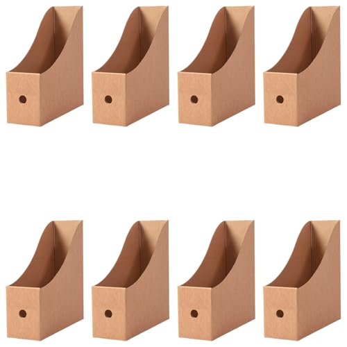 Sanerfa 8 Stück Aktenhalter Pappbox Aktenordner Box Dokumenten-Organizer Schreibtisch Organizer Zeitschriftenständer für Schule Sanerfa 8 Stück Aktenhalter Pappbox Aktenordner Box Dokumenten-Organizer Schreibtisch Organizer Zeitschriftenständer für Schule von Sanerfa
