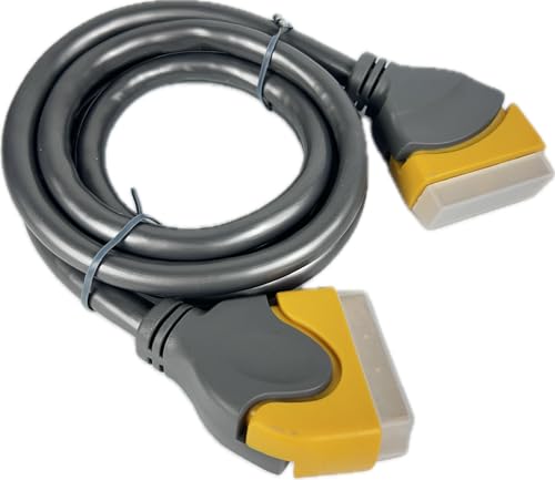 Sanfor Scart-Kabel, Stecker auf Stecker, SCART-Kabel, 21-polig, Scart-Stecker, Scart-Kabel, Durchmesser 7 mm, Schwarz, 1,50 m Sanfor Scart-Kabel, Stecker auf Stecker, SCART-Kabel, 21-polig, Scart-Stecker, Scart-Kabel, Durchmesser 7 mm, Schwarz, 1,50 m von Sanfor