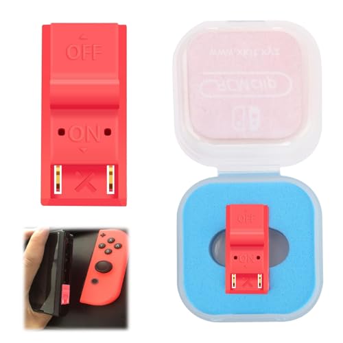 RCM JIP für Nintendo Switch, Clip Jig Halterung Kurz Mod Anschluss für Joy mit Schaltkreis Bearbeiten Dateien Tools Crack NS mit Aufbewahrungsbox (Rot) von Sangcca