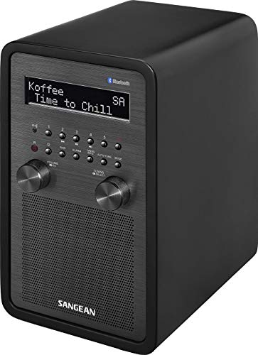 Sangean DDR-60BT Digitalradio (DAB+, UKW-RDS, Bluetooth, AUX-In, Lautsprecheranschluss) Mattschwarz von Sangean