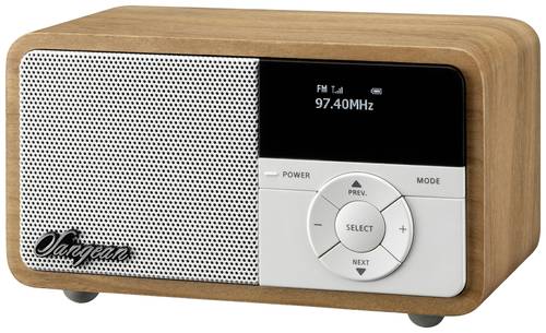 Sangean DDR-7X Tischradio DAB+, UKW AUX, Bluetooth® Tastensperre, wiederaufladbar Holz (hell) von Sangean