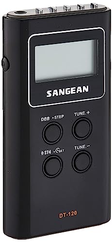 Sangean DT-120 Tragbares radio, Tischenradio, digitales Taschenradio - Schwarz von Sangean