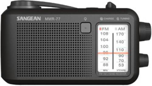 Sangean MMR-77 Outdoorradio UKW, MW Notfallradio Handkurbel, spritzwassergeschützt, Taschenlampe, w Sangean MMR-77 Outdoorradio UKW, MW Notfallradio Handkurbel, spritzwassergeschützt, Taschenlampe, w von Sangean