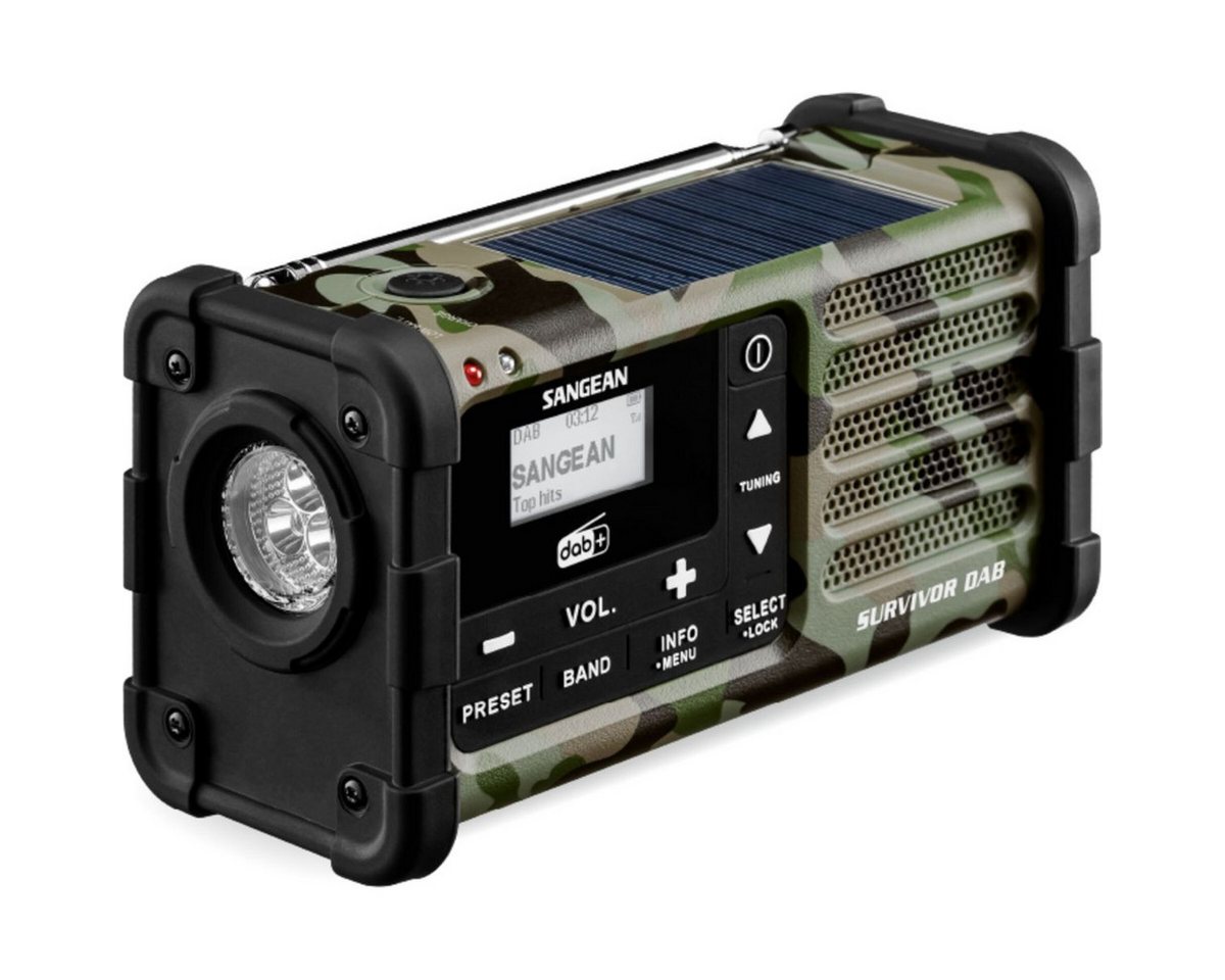 Sangean MMR-88 DAB+ camouflage Notfall/Kurbel/Solar Radio Radio Sangean MMR-88 DAB+ camouflage Notfall/Kurbel/Solar Radio Radio von Sangean