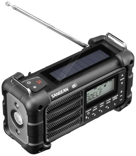 Sangean MMR-99 Outdoorradio DAB+, DAB, UKW Notfallradio, Bluetooth® Solarpanel, spritzwassergeschü von Sangean