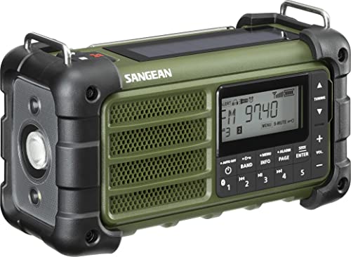 Sangean MMR-99 Outdoorradio UKW, MW Notfallradio, Bluetooth® Solarpanel, spritzwassergeschützt, st von Sangean