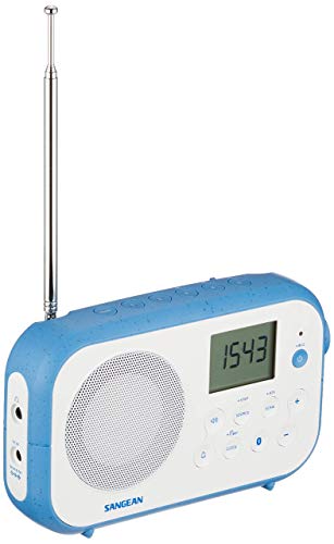 Sangean PR-D12BT W/Blue(Traveller 120) UKW Kofferradio wiederaufladbar von Sangean
